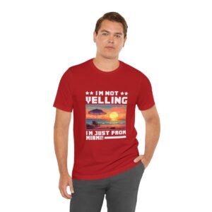 I'm not yelling / Men's Miami Pixel T-shirt - Image 162