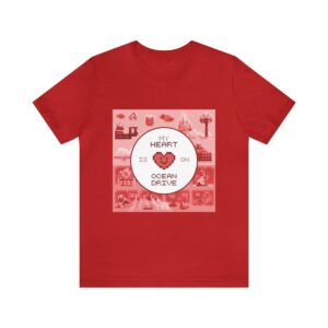 My Heart is on Ocean Drive / Men's Miami Pixel T-shirt - Imagen 158