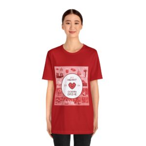 My Heart is on Ocean Drive / Men's Miami Pixel T-shirt - Imagen 160