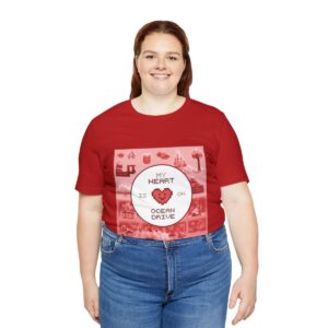 My Heart is on Ocean Drive / Men's Miami Pixel T-shirt - Imagen 163