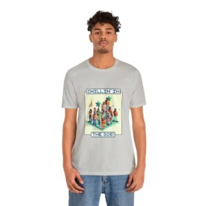 Chillin' In The 305 / Men's Miami Pixel T-shirt - Imagen 73