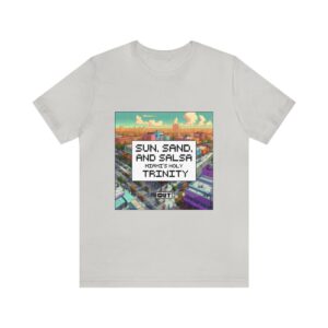 Sun, Sand and Salsa / Men's Miami Pixel T-shirt - Image 62