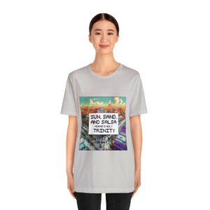 Sun, Sand and Salsa / Men's Miami Pixel T-shirt - Image 64