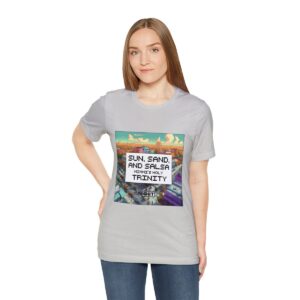 Sun, Sand and Salsa / Men's Miami Pixel T-shirt - Image 65