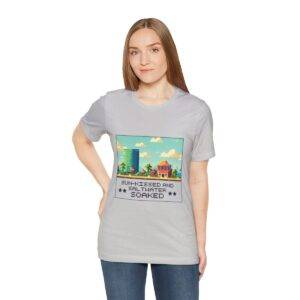 Sun-kissed and Saltwater / Men's Miami Pixel T-shirt - Image 77