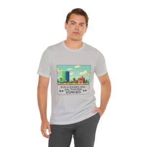 Sun-kissed and Saltwater / Men's Miami Pixel T-shirt - Image 78