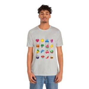 Tropical Fruits / Men's Miami Pixel T-shirt - Imagen 73
