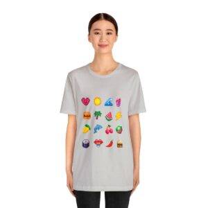 Tropical Fruits / Men's Miami Pixel T-shirt - Imagen 76