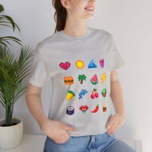 Tropical Fruits / Men's Miami Pixel T-shirt - Imagen 81