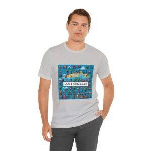 Just Chillin / Men's Miami Pixel T-shirt - Imagen 78