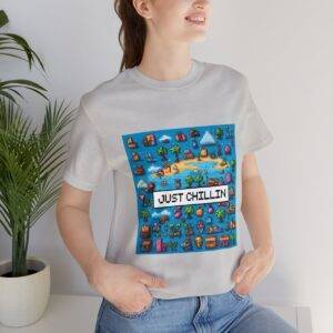 Just Chillin / Men's Miami Pixel T-shirt - Imagen 81