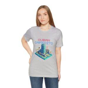 Cuban Cafecito / Men's Miami Pixel T-shirt - Imagen 77
