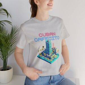 Cuban Cafecito / Men's Miami Pixel T-shirt - Imagen 81