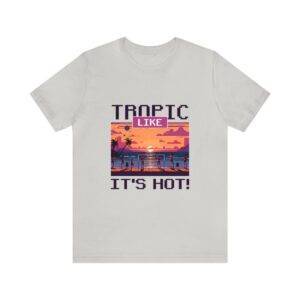 Tropic like it's hot / Men's Miami Pixel T-shirt - Imagen 74