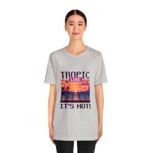 Tropic like it's hot / Men's Miami Pixel T-shirt - Imagen 76