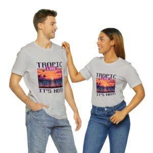 Tropic like it's hot / Men's Miami Pixel T-shirt - Imagen 82