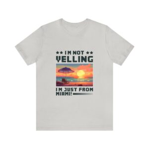 I'm not yelling / Men's Miami Pixel T-shirt - Image 74