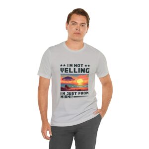 I'm not yelling / Men's Miami Pixel T-shirt - Image 78