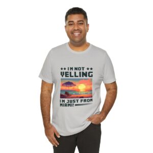 I'm not yelling / Men's Miami Pixel T-shirt - Image 80