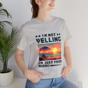 I'm not yelling / Men's Miami Pixel T-shirt - Image 81