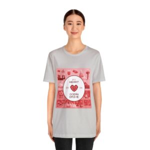 My Heart is on Ocean Drive / Men's Miami Pixel T-shirt - Imagen 76
