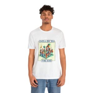 Chillin' In The 305 / Men's Miami Pixel T-shirt - Imagen 13