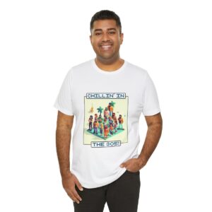 Chillin' In The 305 / Men's Miami Pixel T-shirt - Imagen 20