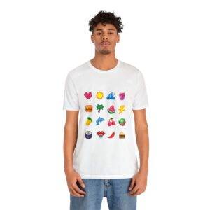 Tropical Fruits / Men's Miami Pixel T-shirt - Imagen 13
