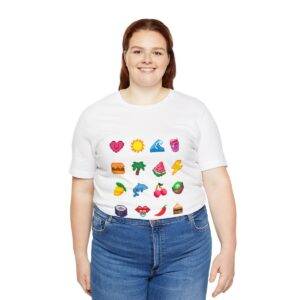 Tropical Fruits / Men's Miami Pixel T-shirt - Imagen 19