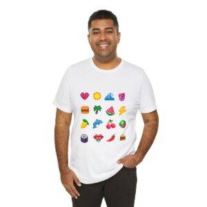 Tropical Fruits / Men's Miami Pixel T-shirt - Imagen 20