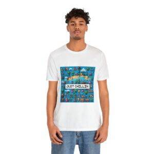 Just Chillin / Men's Miami Pixel T-shirt - Imagen 13