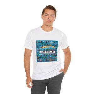Just Chillin / Men's Miami Pixel T-shirt - Imagen 18