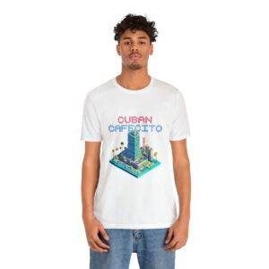 Cuban Cafecito / Men's Miami Pixel T-shirt - Imagen 13