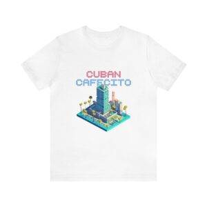 Cuban Cafecito / Men's Miami Pixel T-shirt - Imagen 14