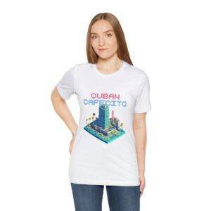 Cuban Cafecito / Men's Miami Pixel T-shirt - Imagen 17