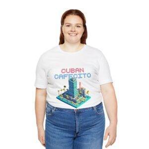 Cuban Cafecito / Men's Miami Pixel T-shirt - Imagen 19