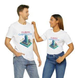 Cuban Cafecito / Men's Miami Pixel T-shirt - Imagen 22