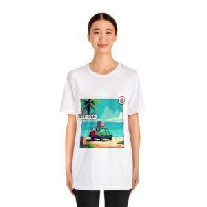 Keep Calm / Men's Miami Pixel T-shirt - Image 16