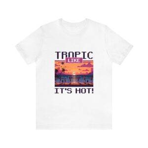 Tropic like it's hot / Men's Miami Pixel T-shirt - Imagen 14