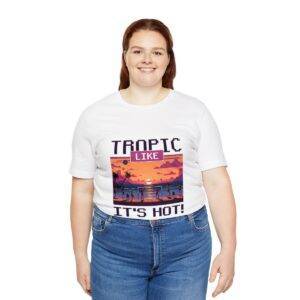 Tropic like it's hot / Men's Miami Pixel T-shirt - Imagen 19