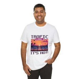 Tropic like it's hot / Men's Miami Pixel T-shirt - Imagen 20
