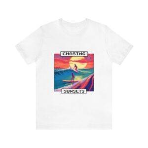Chasing Sunsets / Men's Miami Pixel T-shirt - Imagen 14