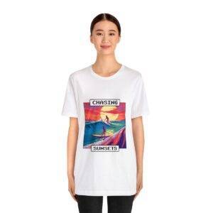 Chasing Sunsets / Men's Miami Pixel T-shirt - Imagen 16