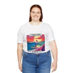 Chasing Sunsets / Men's Miami Pixel T-shirt - Imagen 19