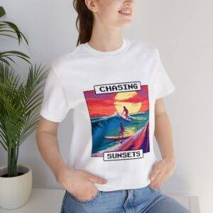 Chasing Sunsets / Men's Miami Pixel T-shirt - Imagen 21