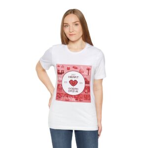 My Heart is on Ocean Drive / Men's Miami Pixel T-shirt - Imagen 17