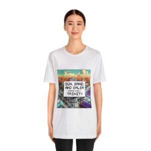 Sun, Sand and Salsa / Men's Miami Pixel T-shirt - Image 28