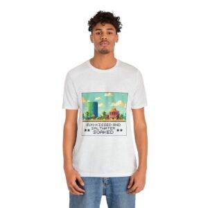 Sun-kissed and Saltwater / Men's Miami Pixel T-shirt - Image 25