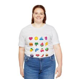 Tropical Fruits / Men's Miami Pixel T-shirt - Imagen 31