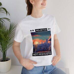 Mojitos, not mosquitos / Men's Miami Pixel T-shirt - Imagen 33